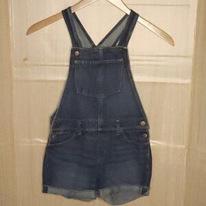 Old Navy Girls Denim Shorts Overalls 10-12